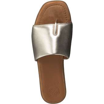 Unisa Chaco Zehentrenner in gold