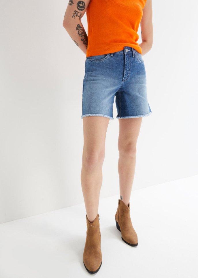 Stretch-Jeans-Shorts