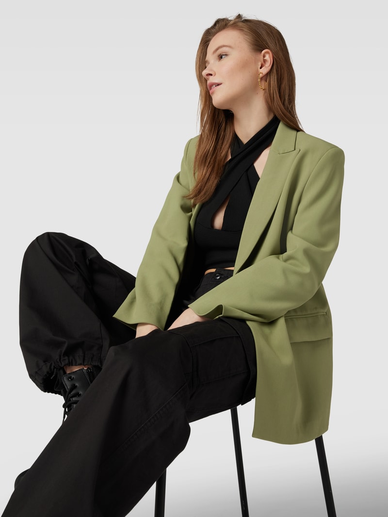Blazer mit Reverskragen in lindgrün