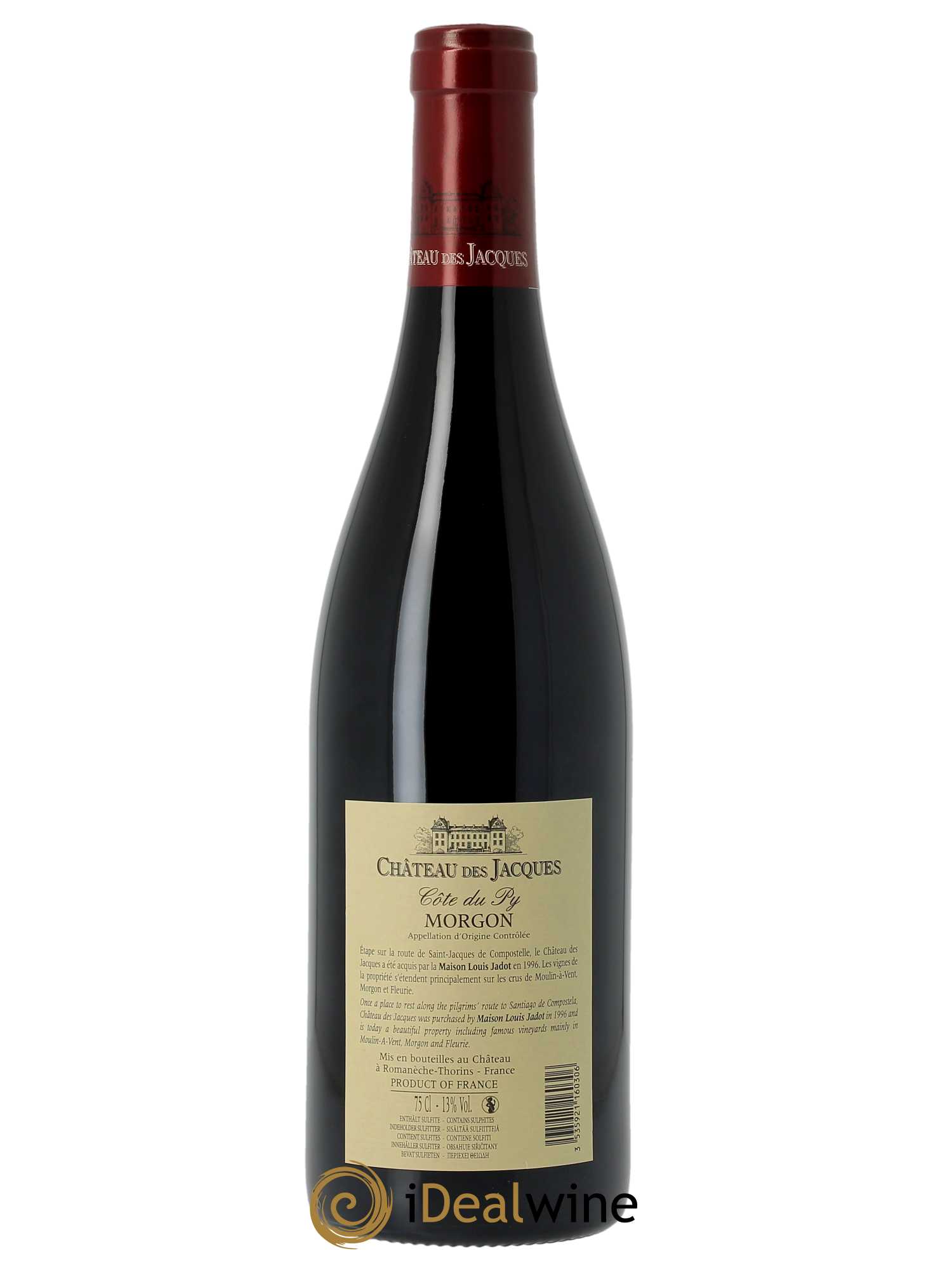 Morgon Côte du Py Château des Jacques  2021 - Lot de 1 Bouteille