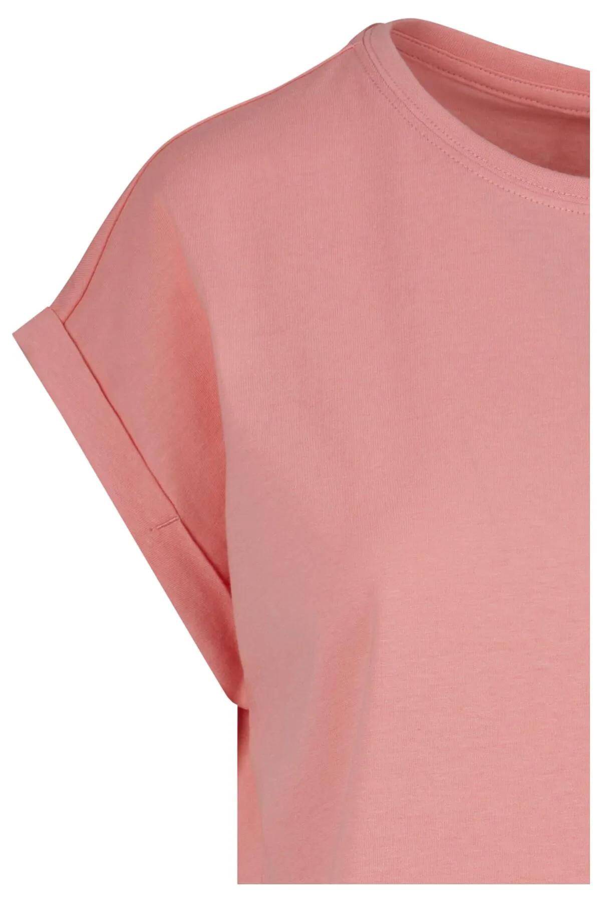 Urban Classics  Damen T-Shirt mit verlängerter Schulterpartie für Damen