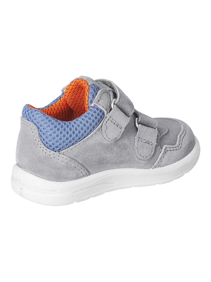 PEPINO Leder-Sneakers in Grau/ Hellblau günstig kaufen