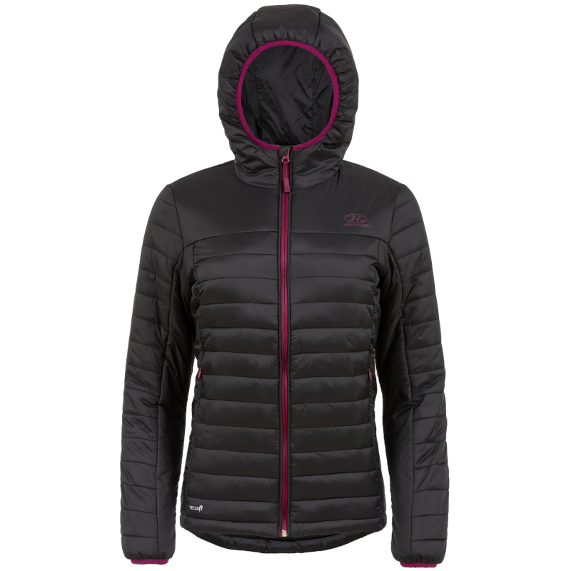 Highlander Hybrid Barra schwarze Damen Daunenjacke