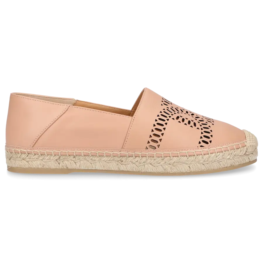 Tod's - Espadrilles Slip-ons KATE Kalbsleder - rosa