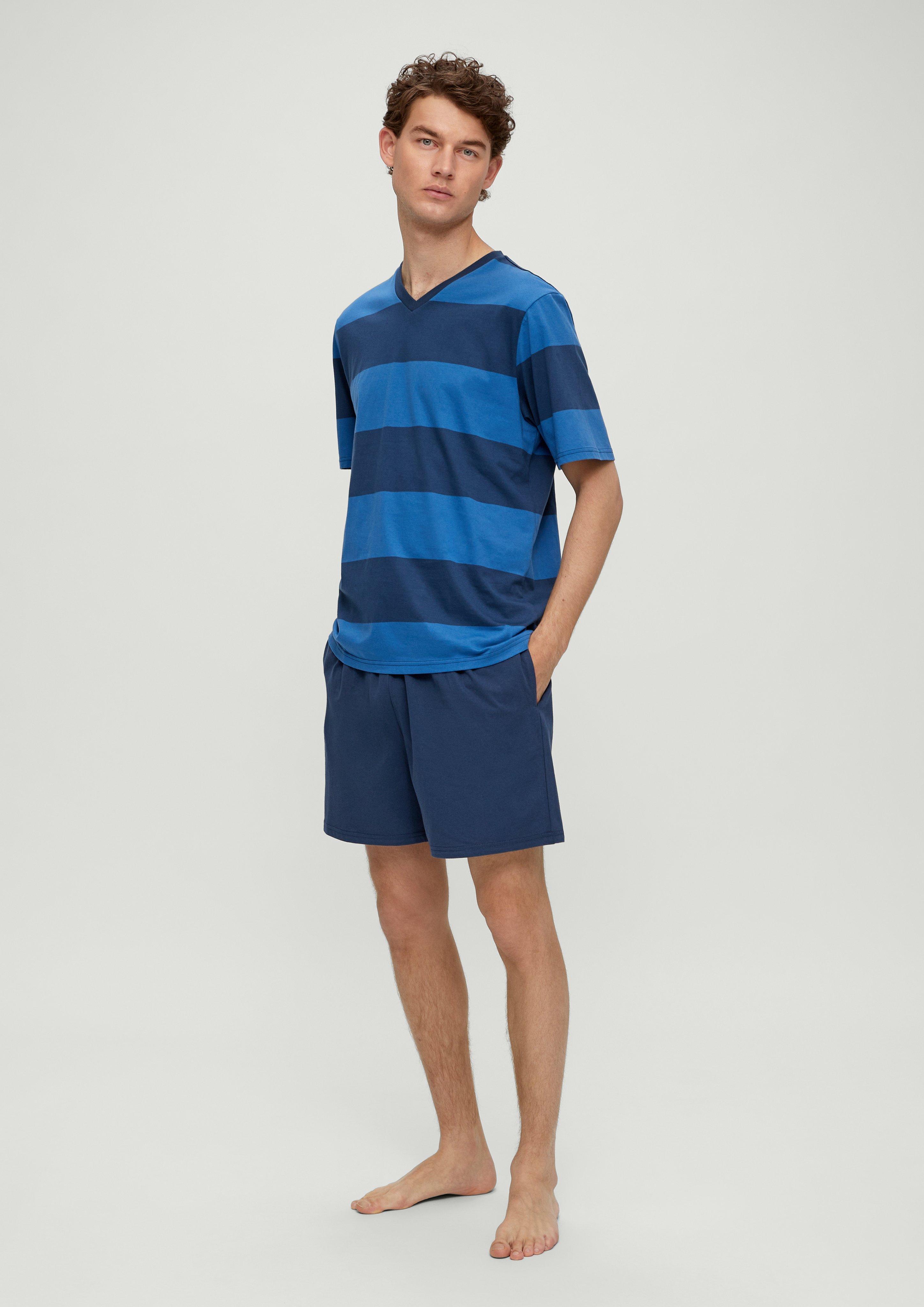 Kurzer Pyjama aus Baumwolle  6008395-55G1