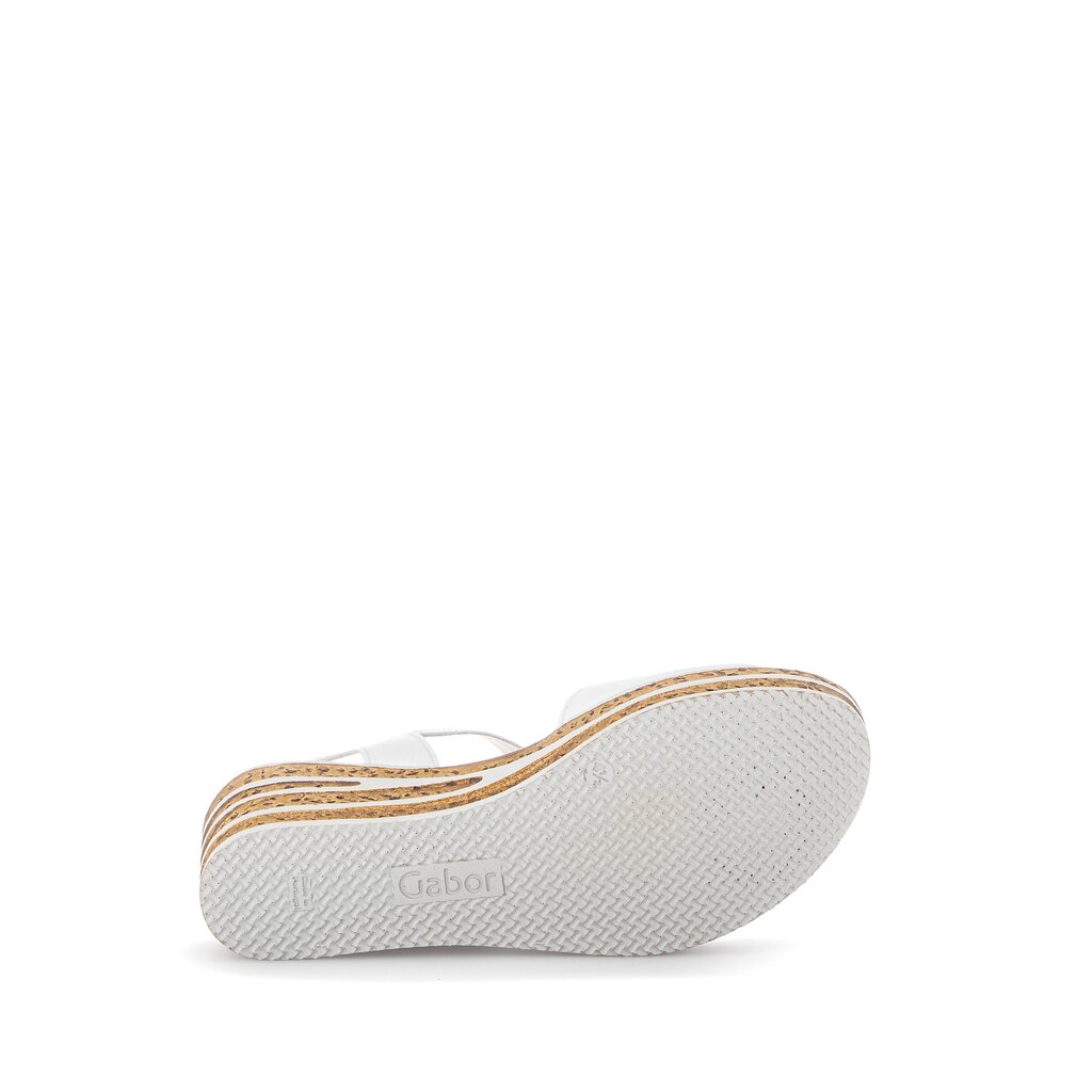 Gabor fashion Keilsandalette weiß