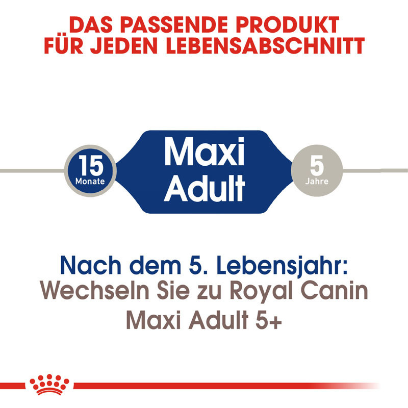 ROYAL CANIN Hundetrockenfutter ROYAL CANIN Maxi Adult 4 kg