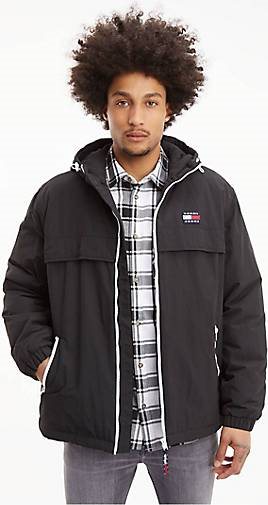 TOMMY-JEANS Herren Kapuzenjacke TJM PADDED SOLID CHICAGO