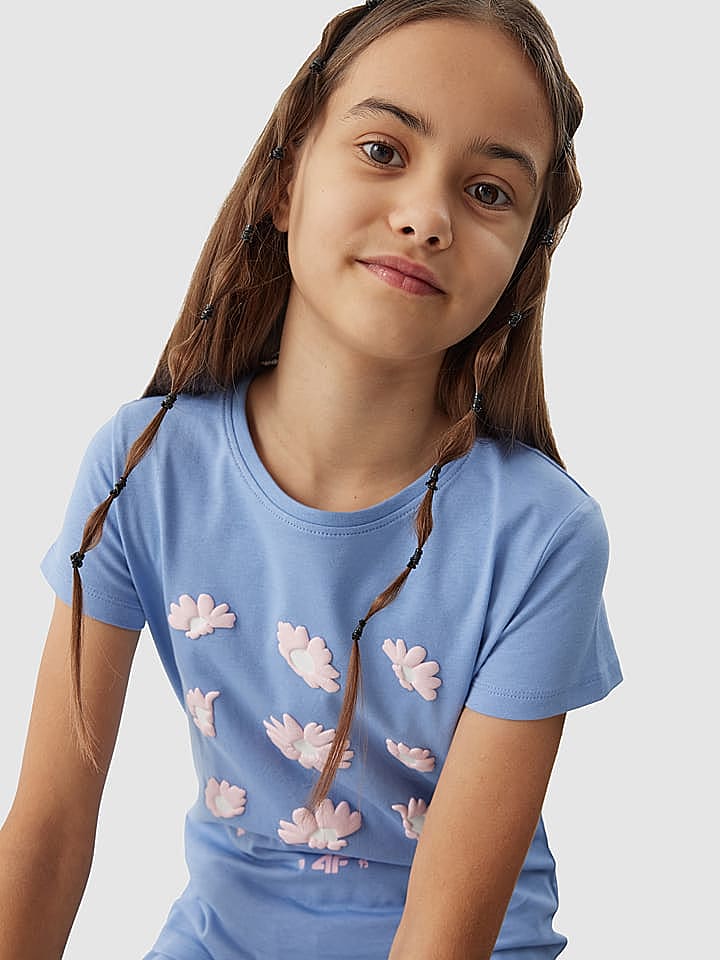 4F Shirt in Blau günstig kaufen 146/152