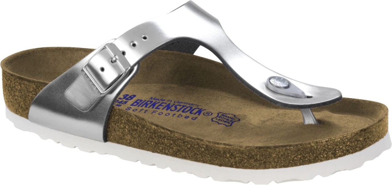 BIRKENSTOCK Zehentrenner silber