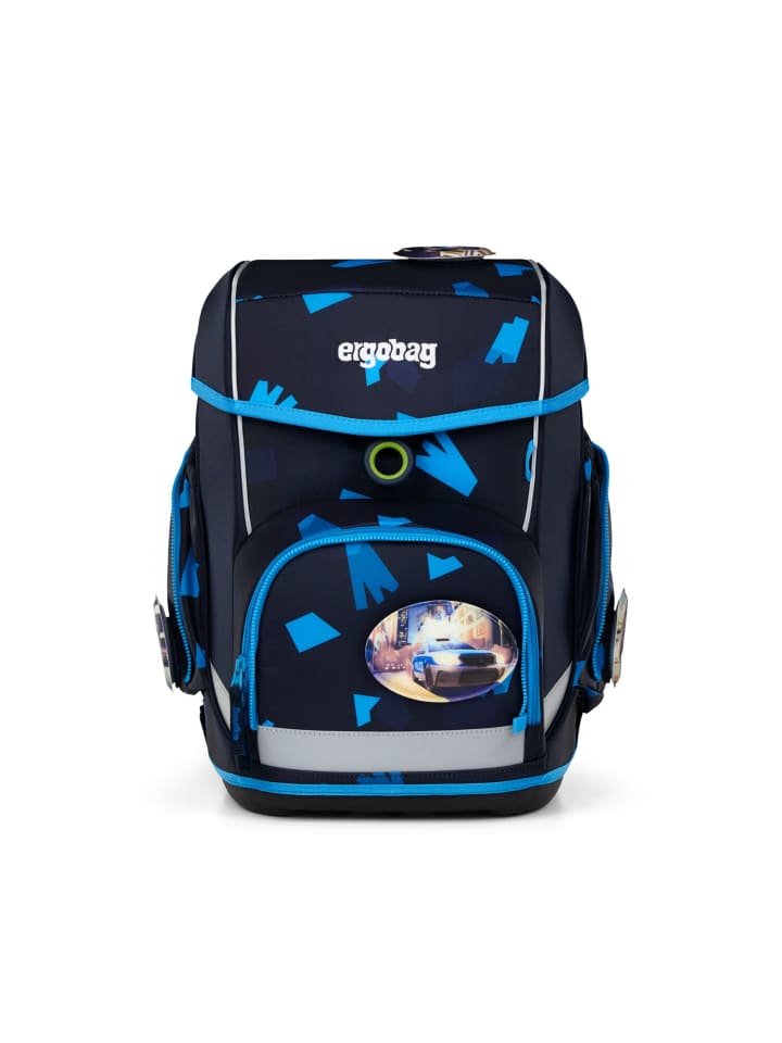 Ergobag Grundschulranzen-Set CUBO VerfolgBärjagd 5-tlg. in Blau günstig kaufen onesize
