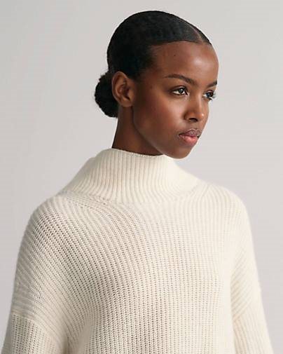 GANT Damen Strickpullover mit Wolle