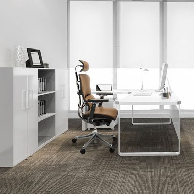 hjh OFFICE Drehstuhl High End Bürostuhl ERGOHUMAN PLUS Leder (1 St), Schreibtischstuhl ergonomisch