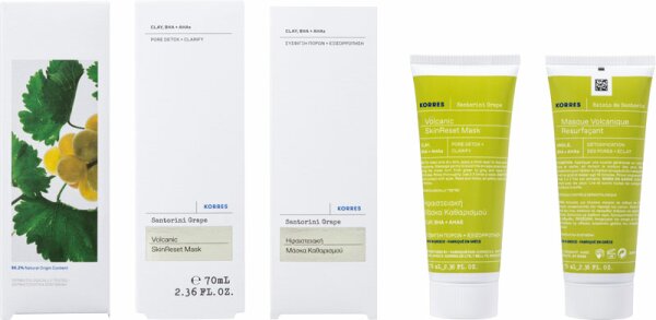 KORRES Santorini Grape Hautverfeinernde Maske mit Vulkansand Gesichtsmaske