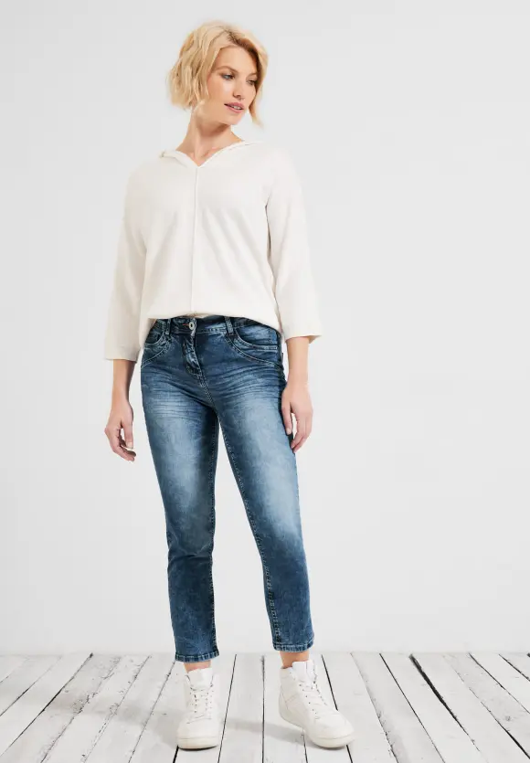CECIL Slim Fit Jeans in 7/8