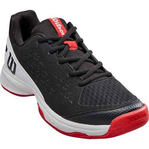 KINDER TENNISOUTDOORSCHUHE RUSH PRO JR L BLACK/WH/RD