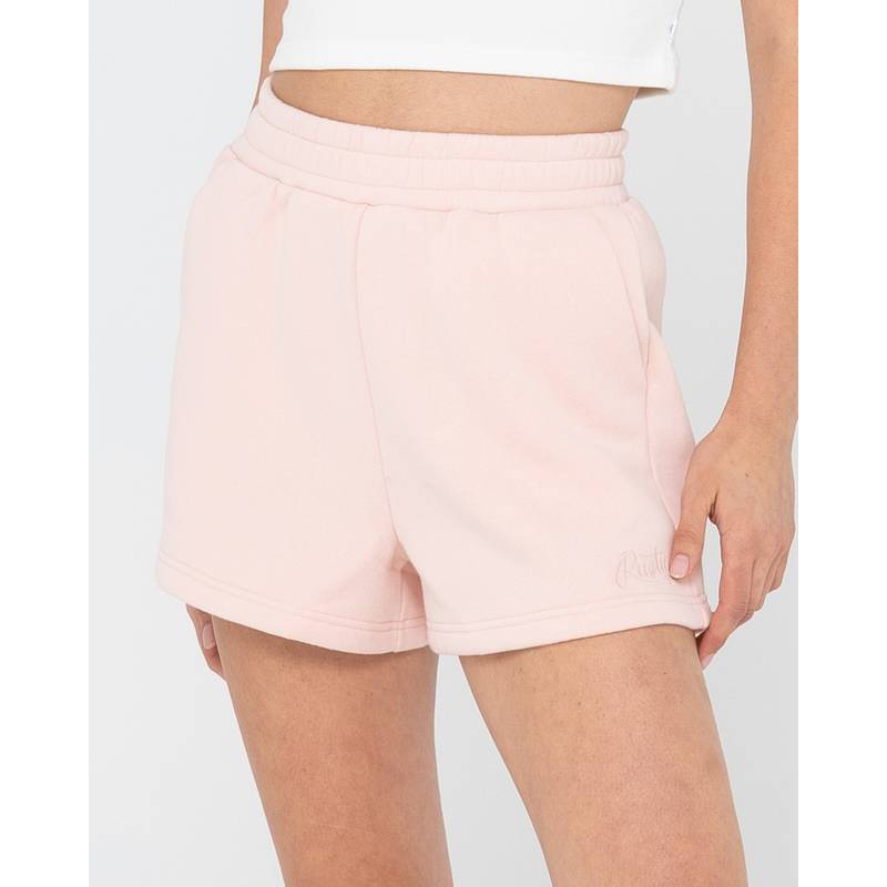 RUSTY RUSTY SCRIPT FLEECE SHORT Sweatshorts Damen