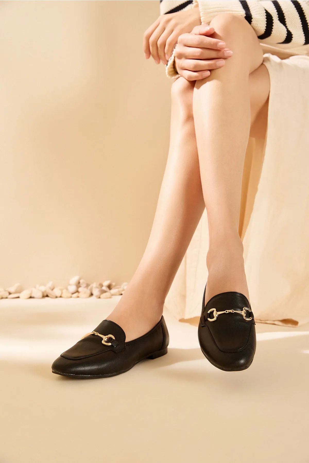 Yaya by Hotiç  Schwarzer Damen-Loafer 01AYY266730A100