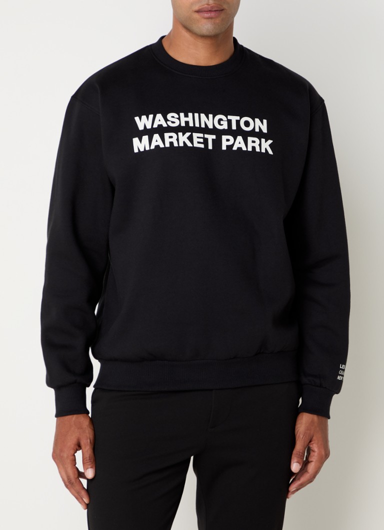 Maglione Two Washingtons con stampa su entrambi i lati