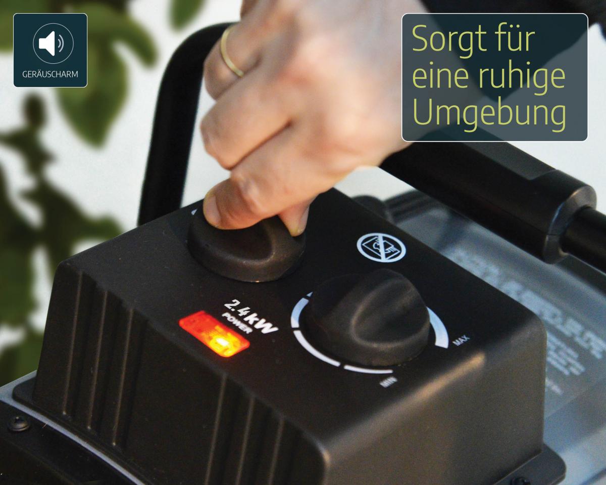 Canopia by Palram Gewächshausheizung, Heizlüfter mit digitalem Thermostat, 2400Watt