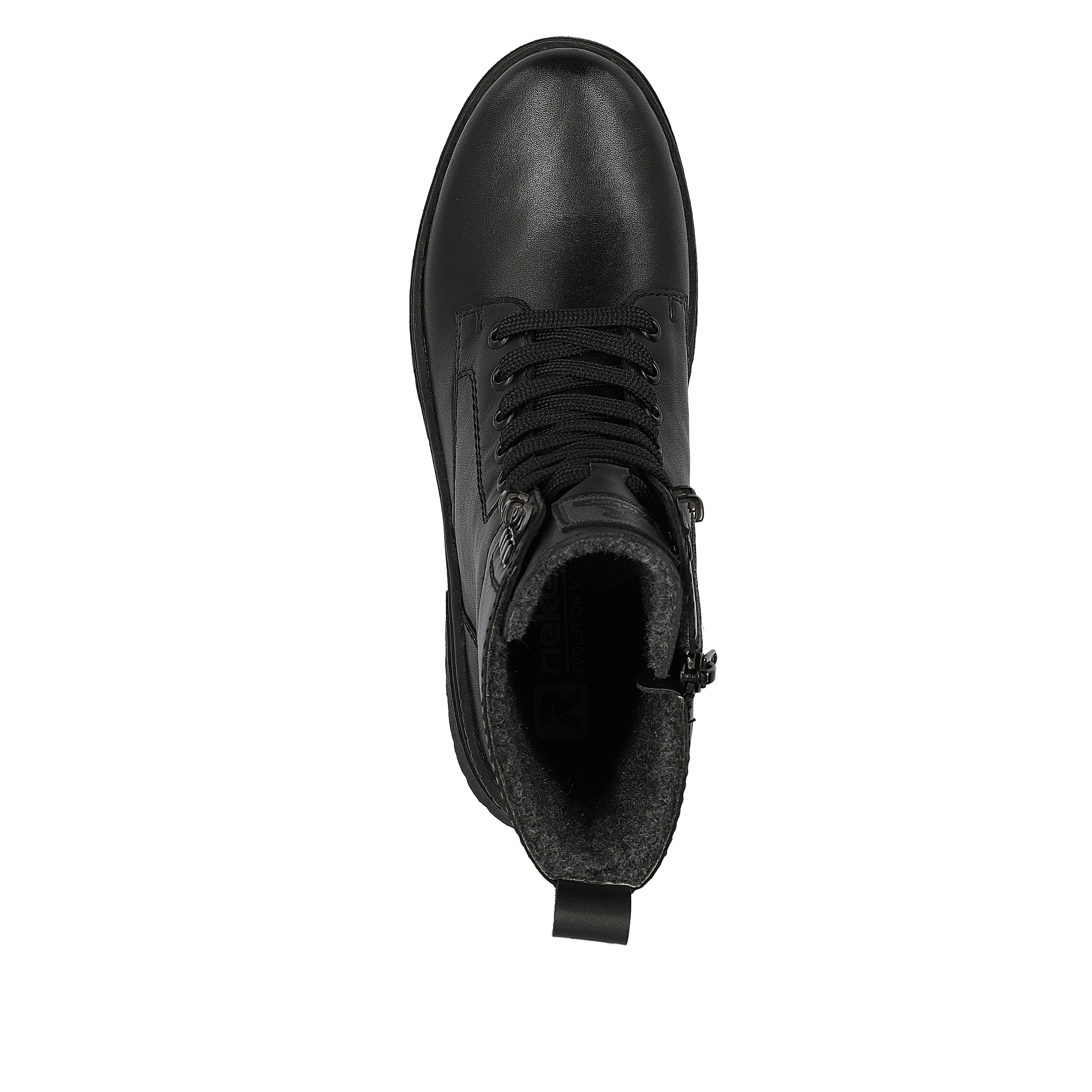 Rieker Damen Schnürstiefel deep black