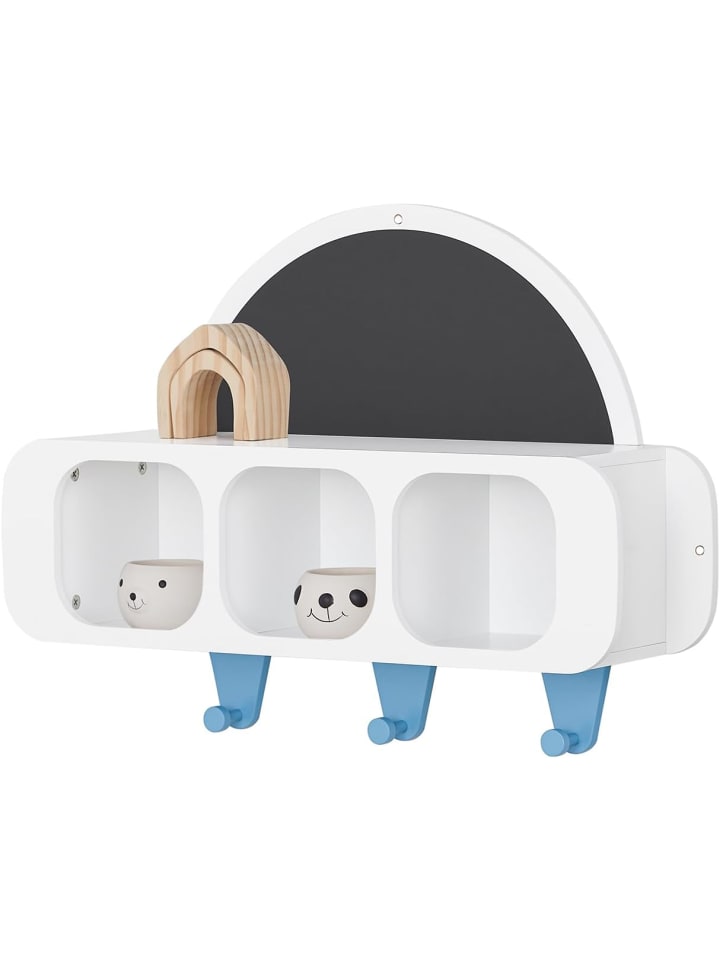 SoBuy Kindergarderobe in Weiß - (B)70 x (H)53 x (T)20cm günstig kaufen onesize