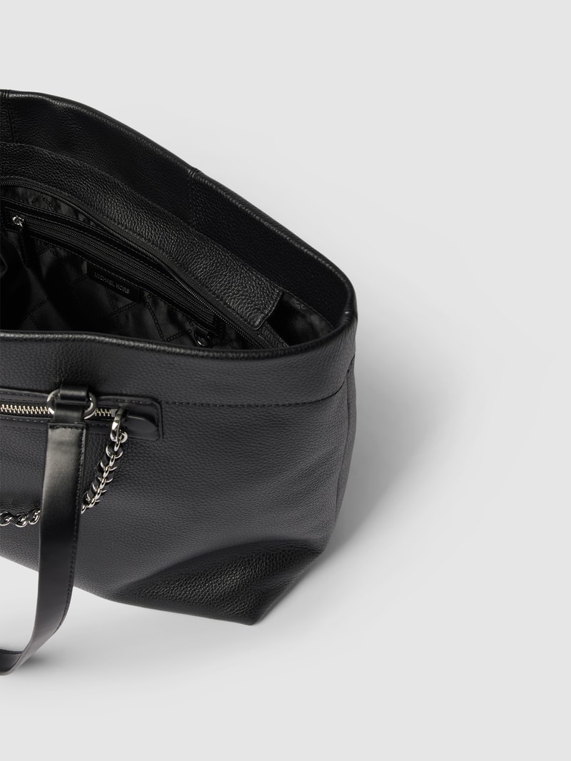 Tote Bag in Leder-Optik Modell 'ELLIOT' in schwarz