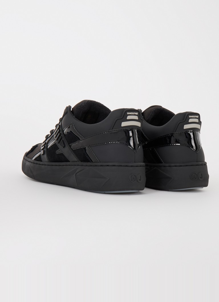 Buty sportowe Hide&Jack Mini Silverstone z detalami ze zamszu i siateczki.