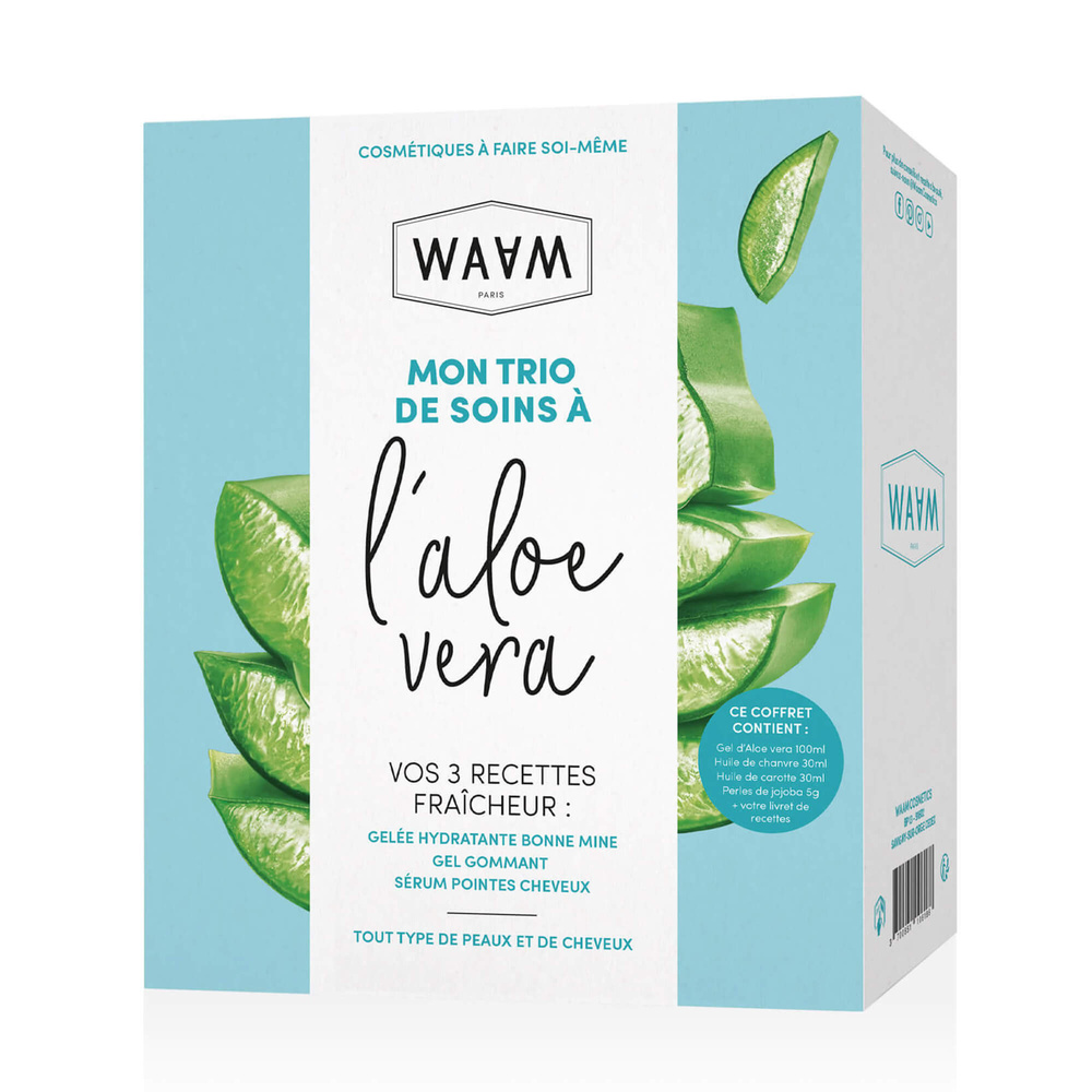 waam MON TRIO DE SOINS A L'ALOE VERA Coffret