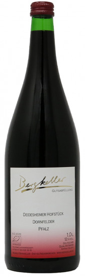 2019 Dornfelder lieblich Bio 1,0 L - Wein- und Sektgut Bergkeller