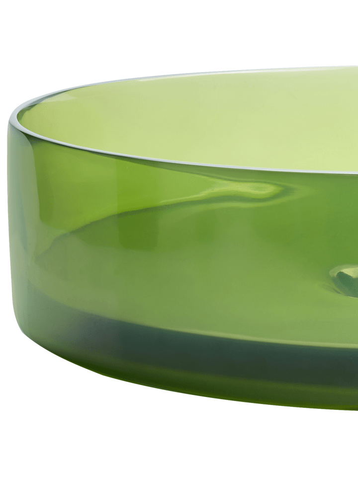 Beliani Waschbecken TOLOSA in Transparent/Grün - (W) 36 x (H) 10 x (L) 36 cm günstig kaufen onesize