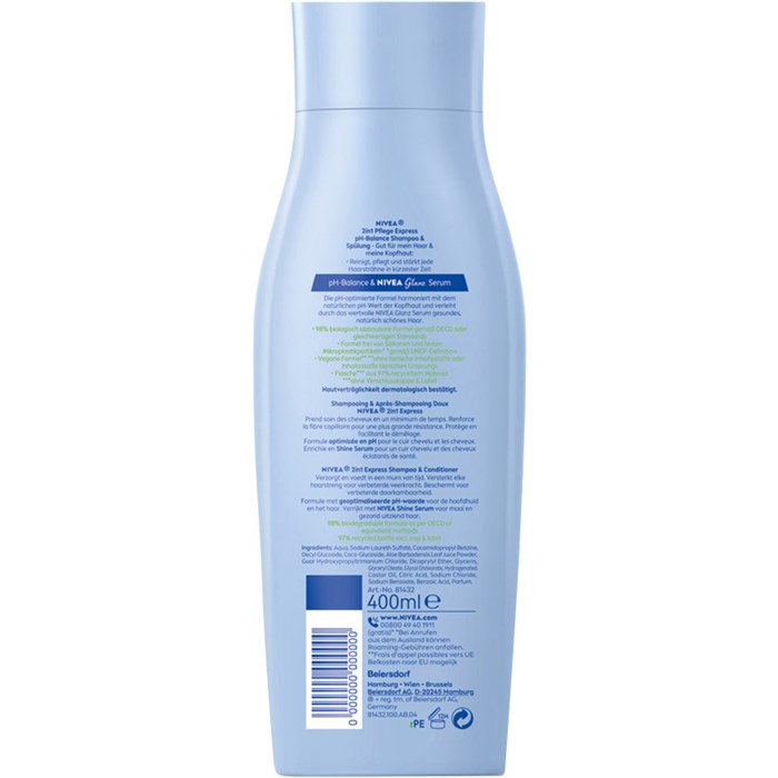 2in1 Pflege Express Shampoo + Spülung