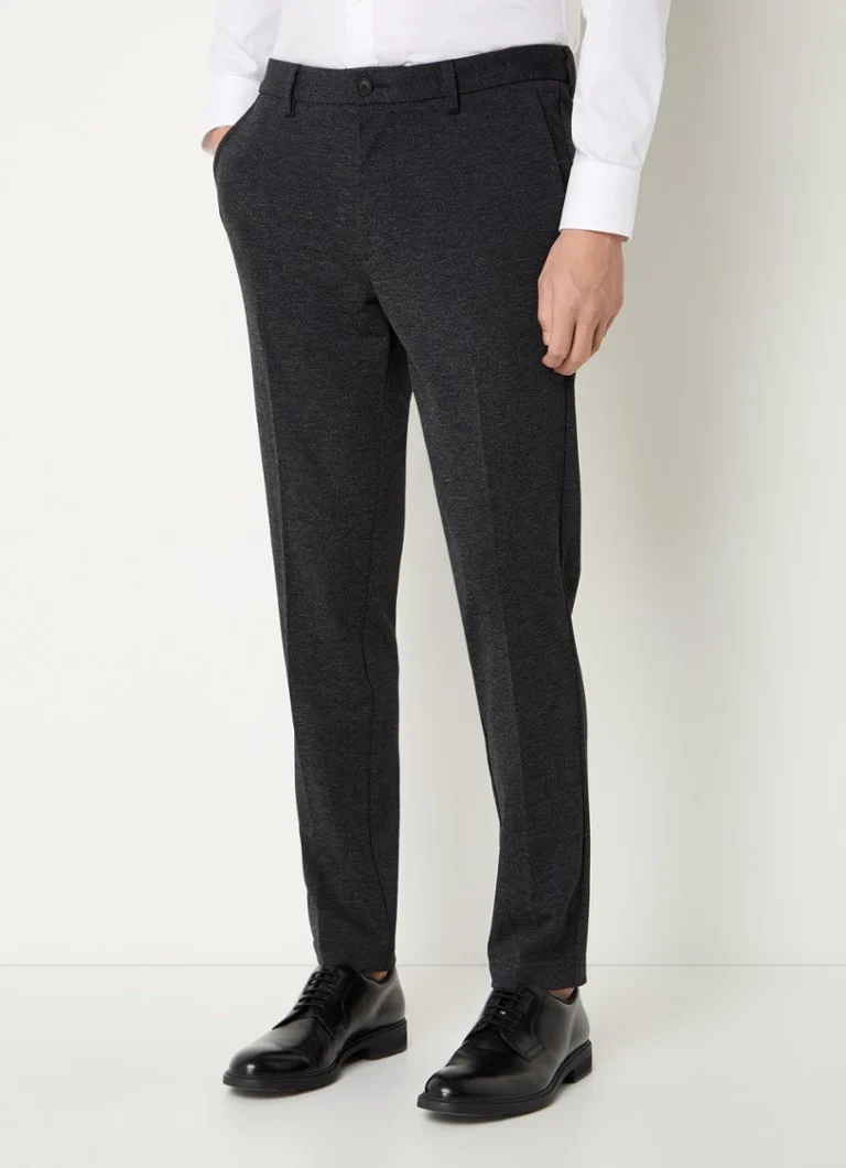 Pantaloni slim fit HUGO BOSS P-Kaiton cu panouri laterale