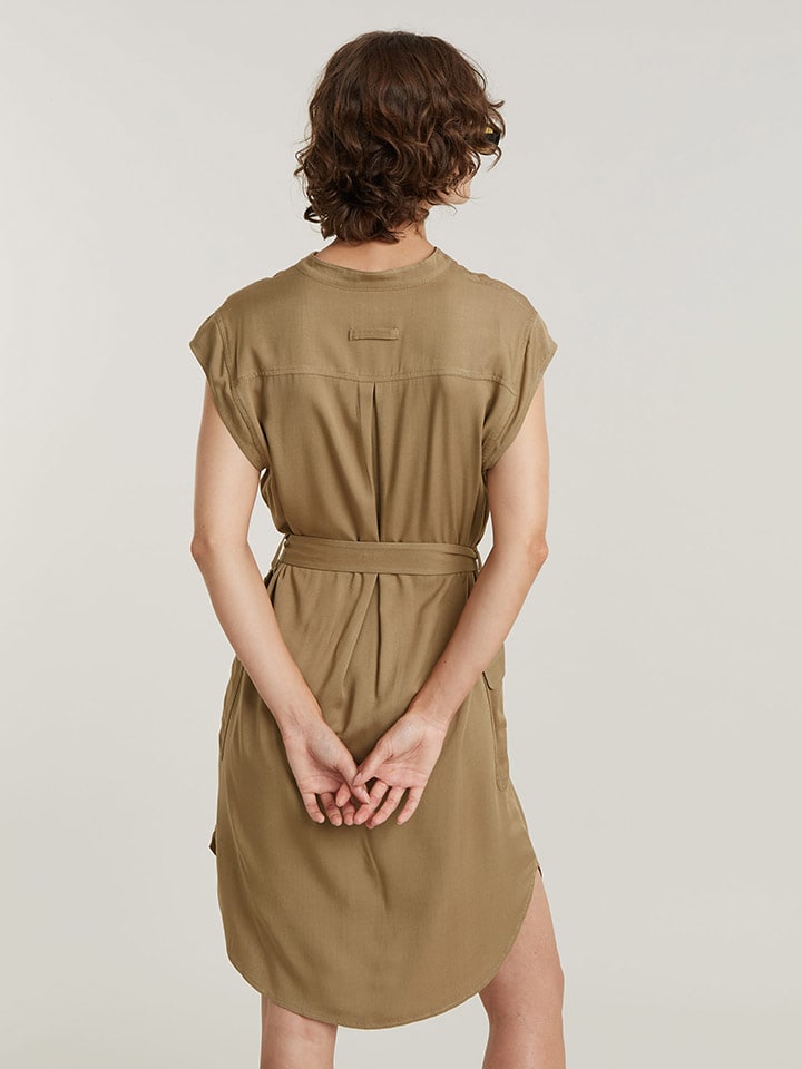 G-Star Kleid in Hellbraun günstig kaufen