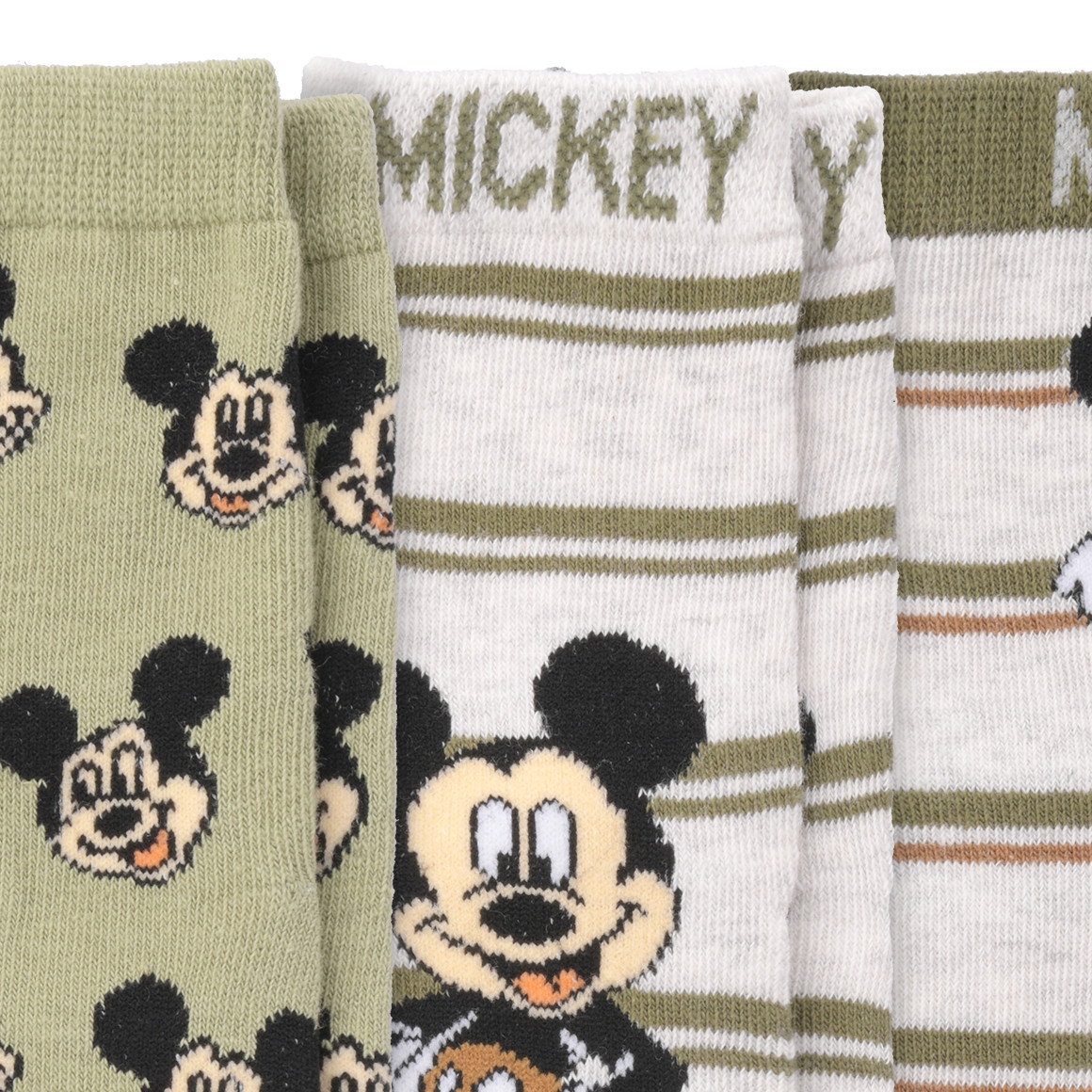 3 Paar Micky Maus Socken mit Motiv-Mix