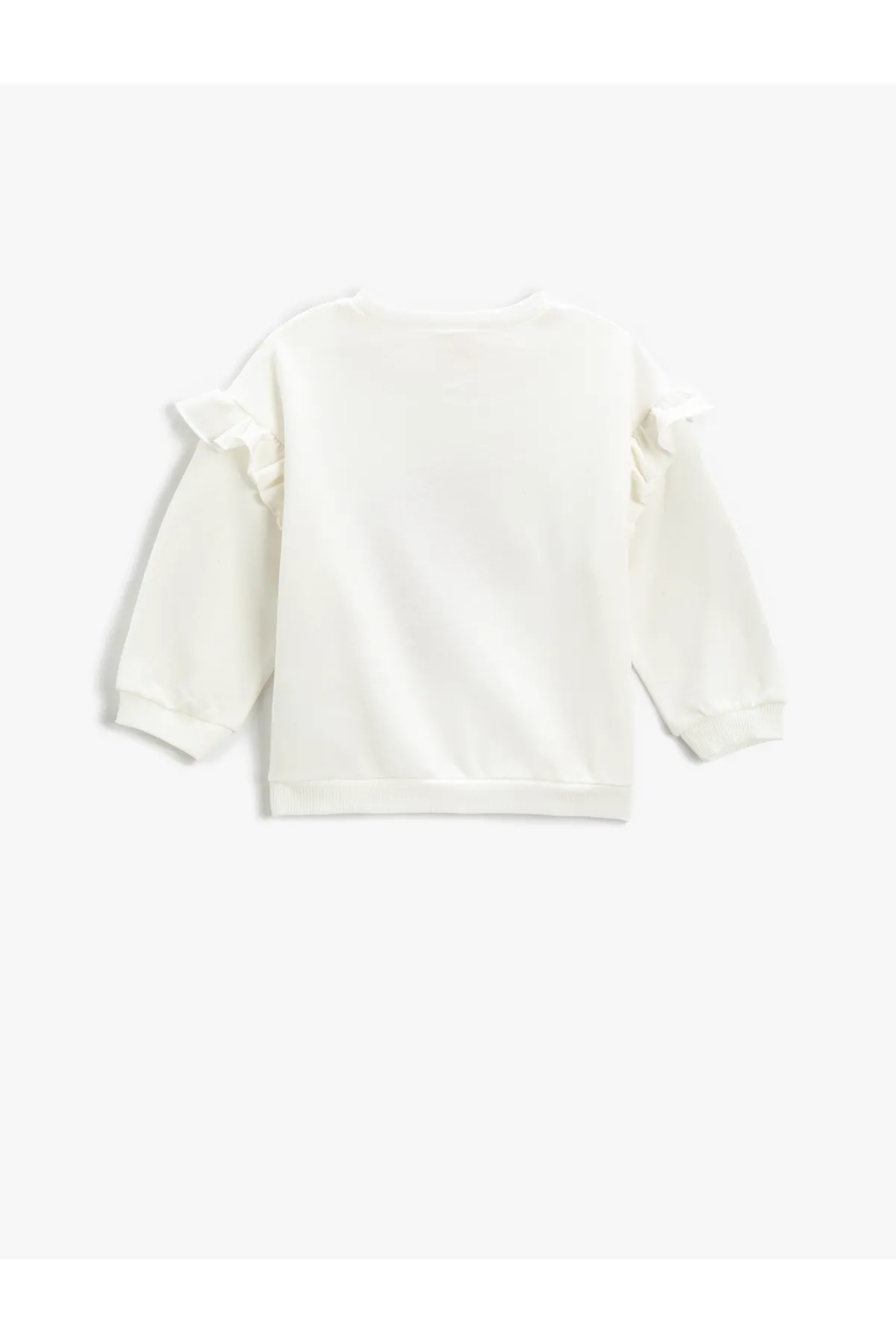 Koton  Sweatshirt mit Applikation und detailliertem Rundhalsausschnitt aus Baumwolle
