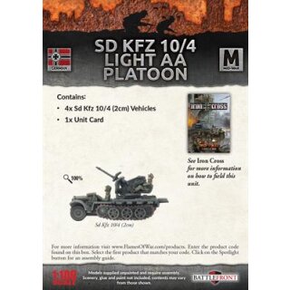 Sd Kfz 10/4 Light AA Platoon
