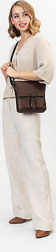 FARMHOOD Memphis Umhängetasche Leder 22 cm