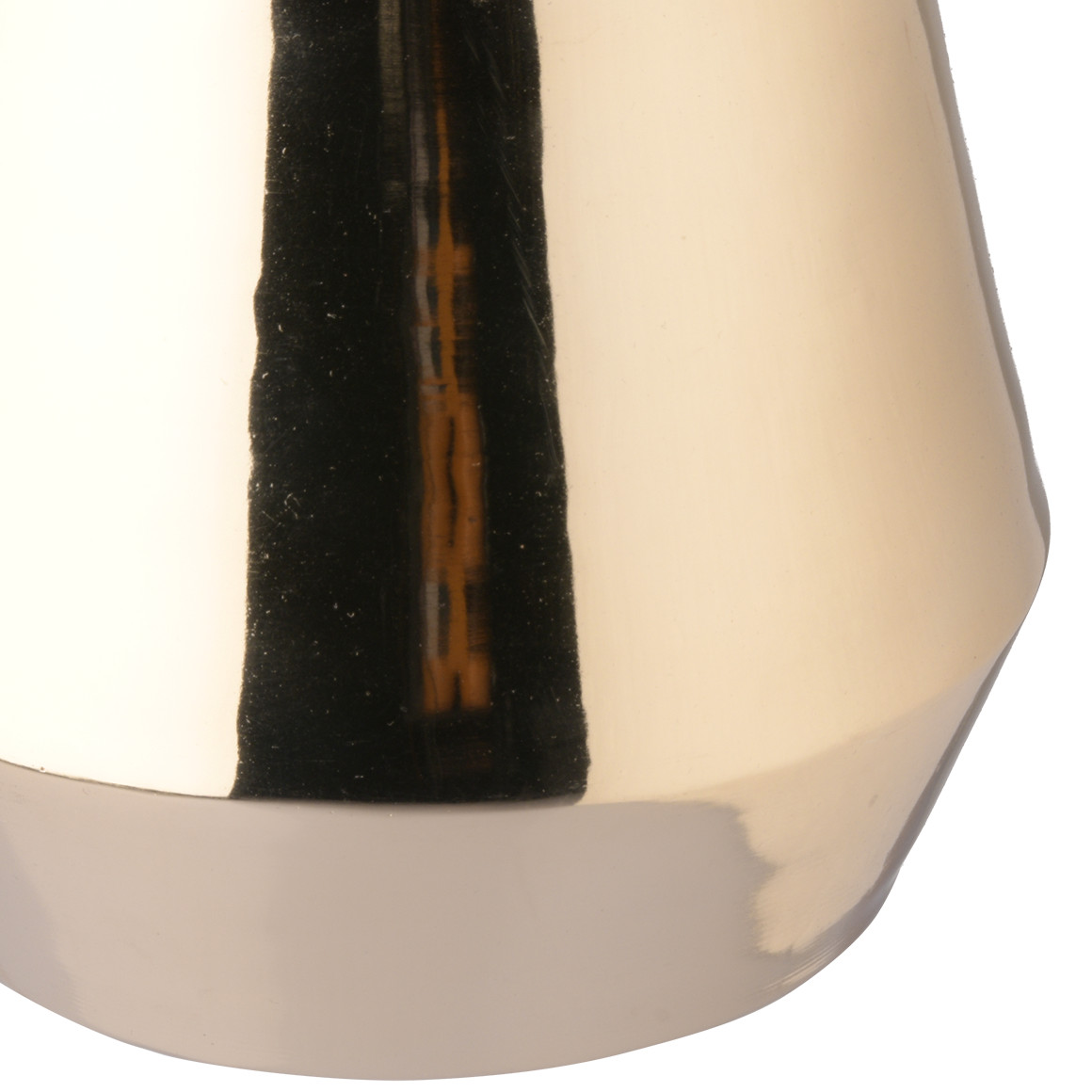 Kleiner Blumentopf in Gold-Optik