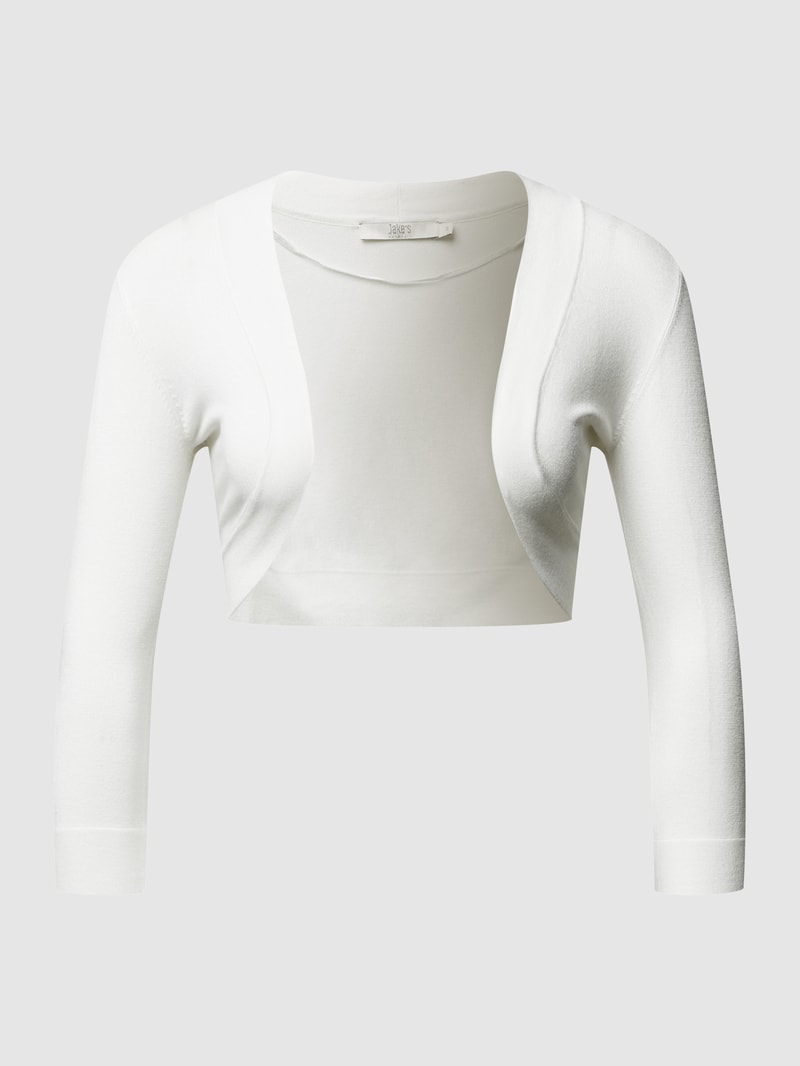 Cocktailjacke aus Feinstrick in offwhite