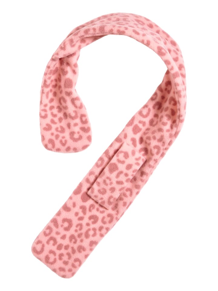 Playshoes Fleece-Steckschal Leo-Print in Rosa günstig kaufen onesize