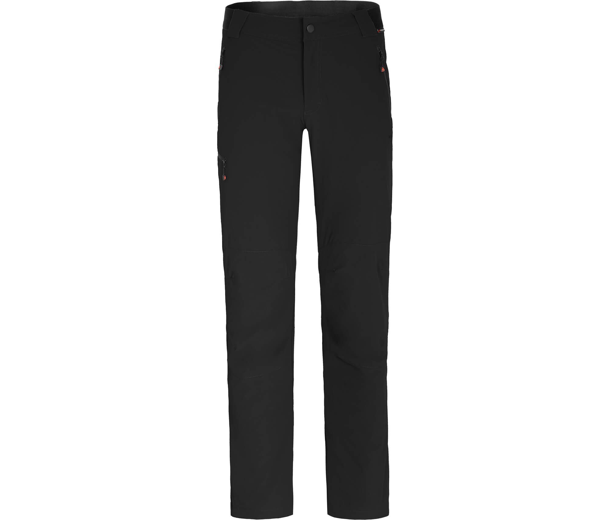 Bergson Outdoorhose RAISIO COMFORT Herren Winter Wanderhose, warm gefüttert, elastisch, Langgrößen, schwarz