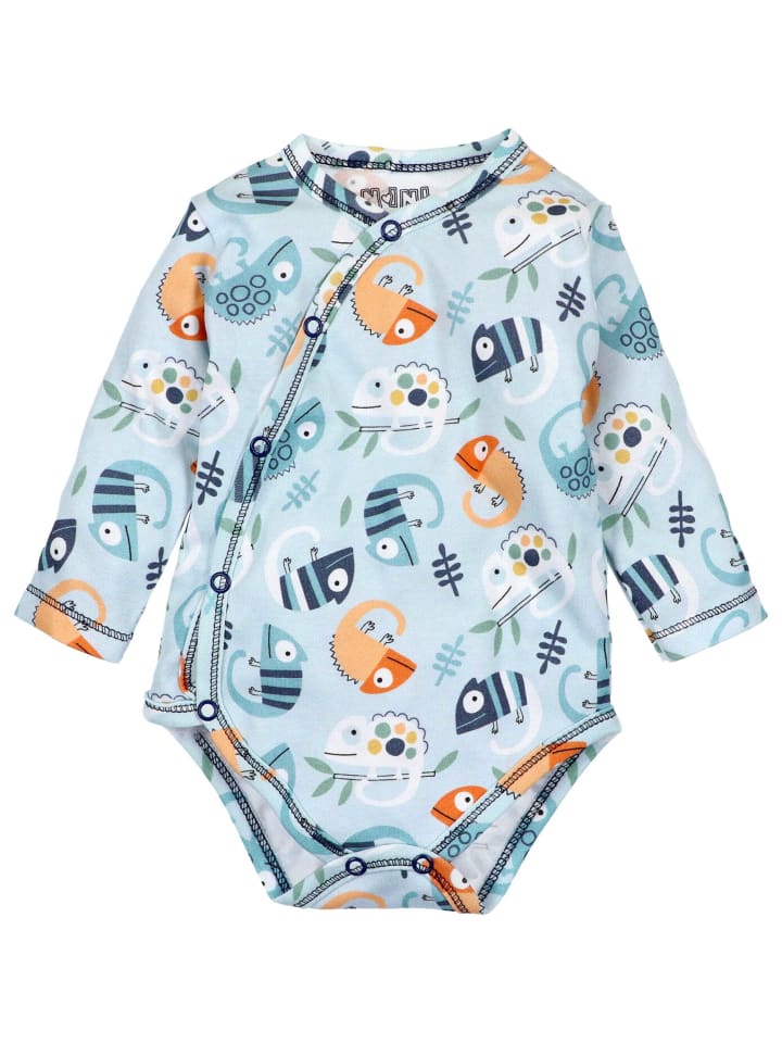 Nini Body Langarm Chamäleon in blau günstig kaufen