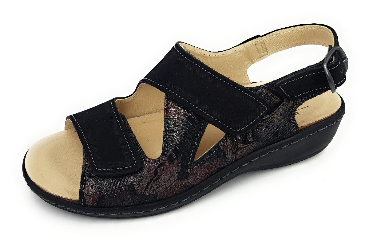 Belvida 42.418 Schwarz black leaf black