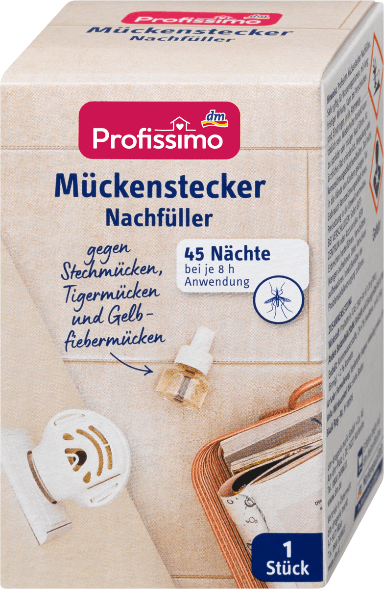 Mückenstecker 45 Nächte Nachfüllpack, 35 ml