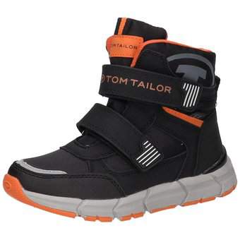 Tom Tailor Klett Boots in schwarz
