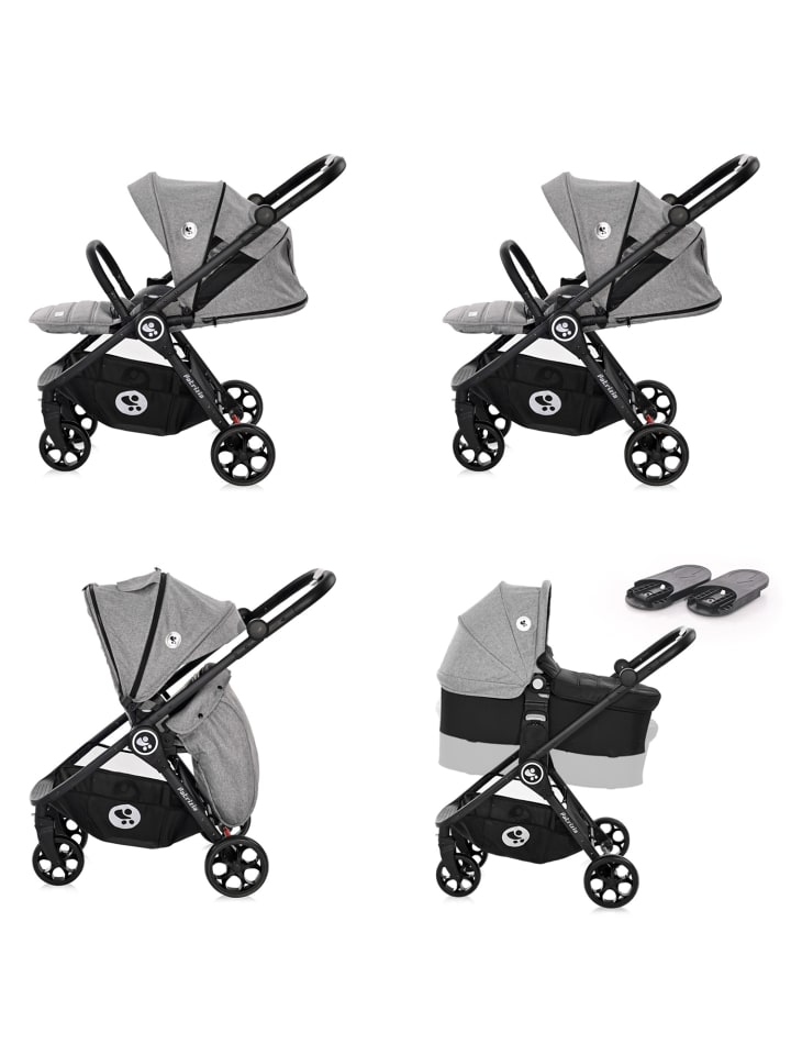 Lorelli Kombikinderwagen 2 in 1 Patrizia in schwarz günstig kaufen onesize