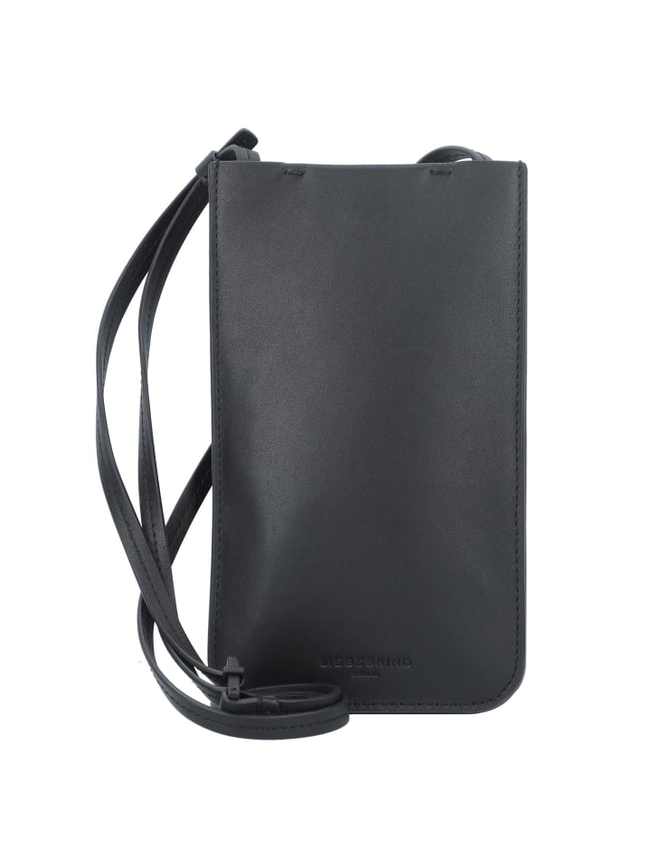 LIEBESKIND BERLIN Ezra Handytasche Leder 11.5 cm in black günstig kaufen onesize