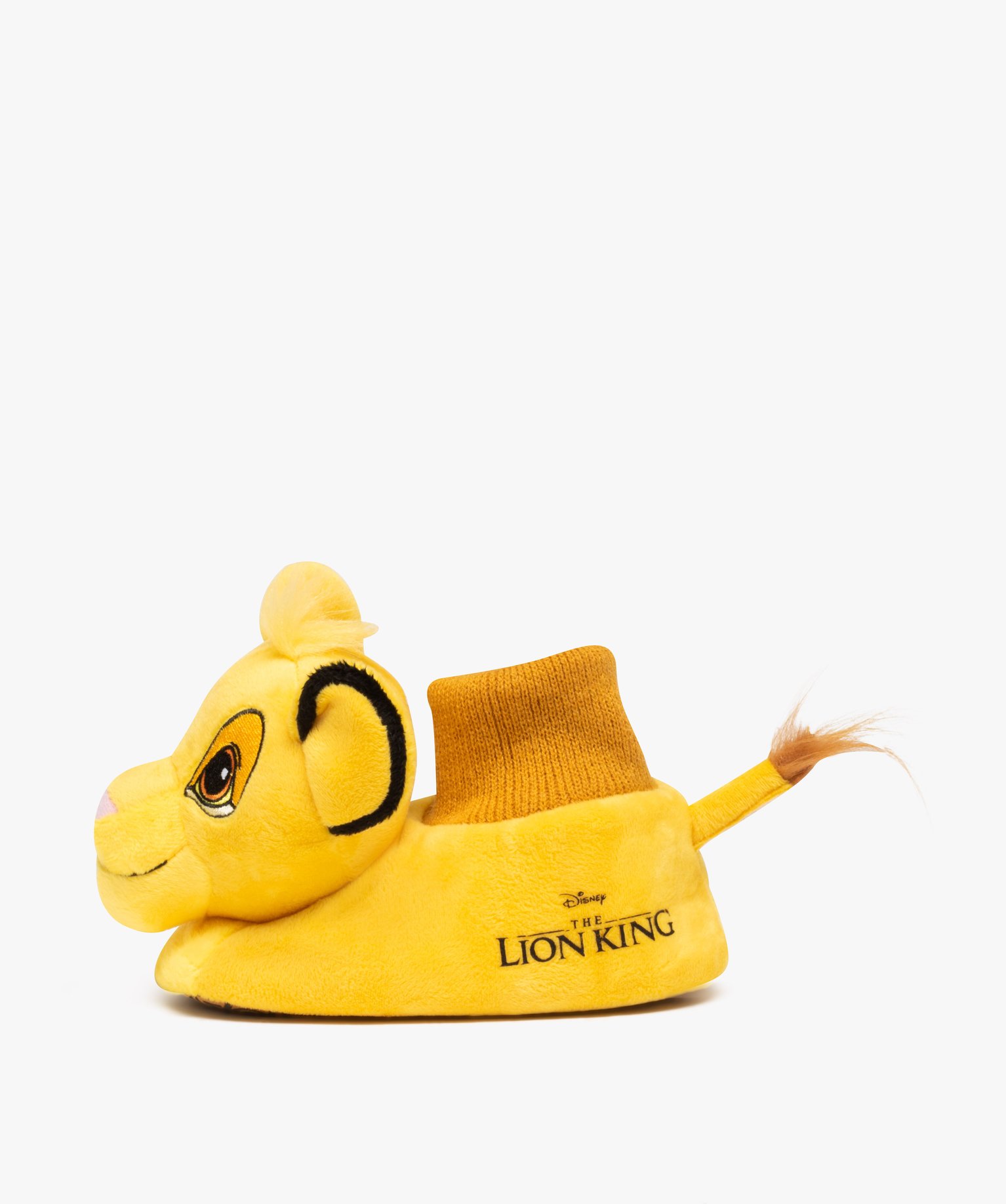 Chaussons fille en volume Nala - Roi Lion jaune | GEMO