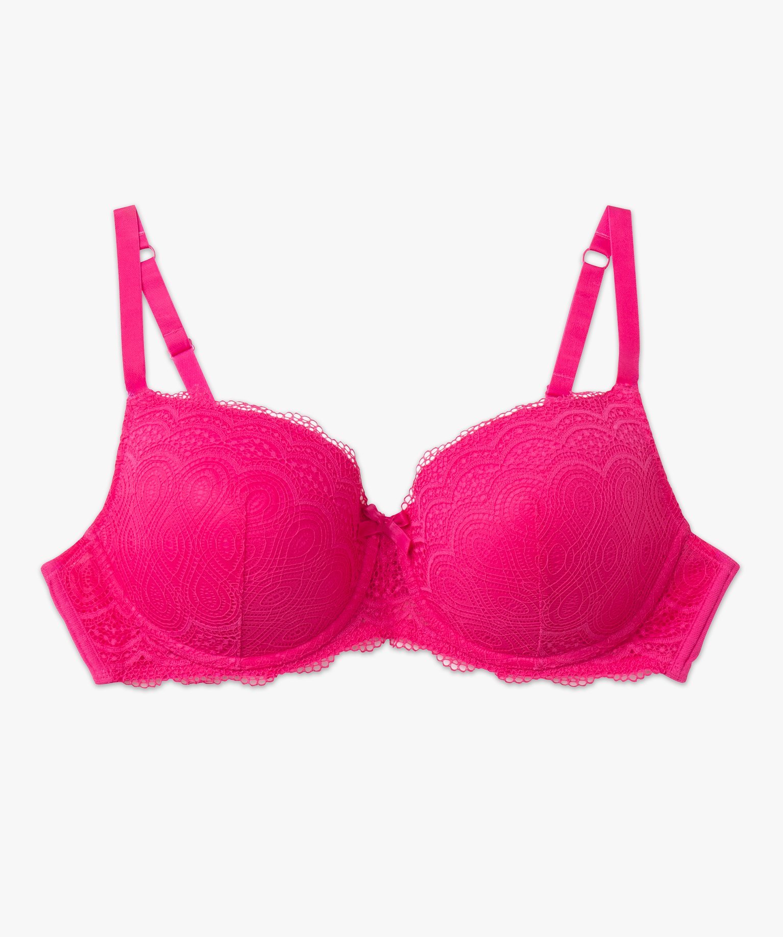 Soutien-gorge grande taille à armatures et coques fines violet | GEMO